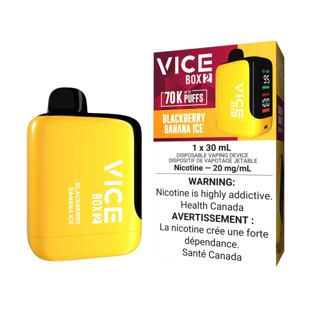 Vice Box 2 - Blackberry Banana Ice