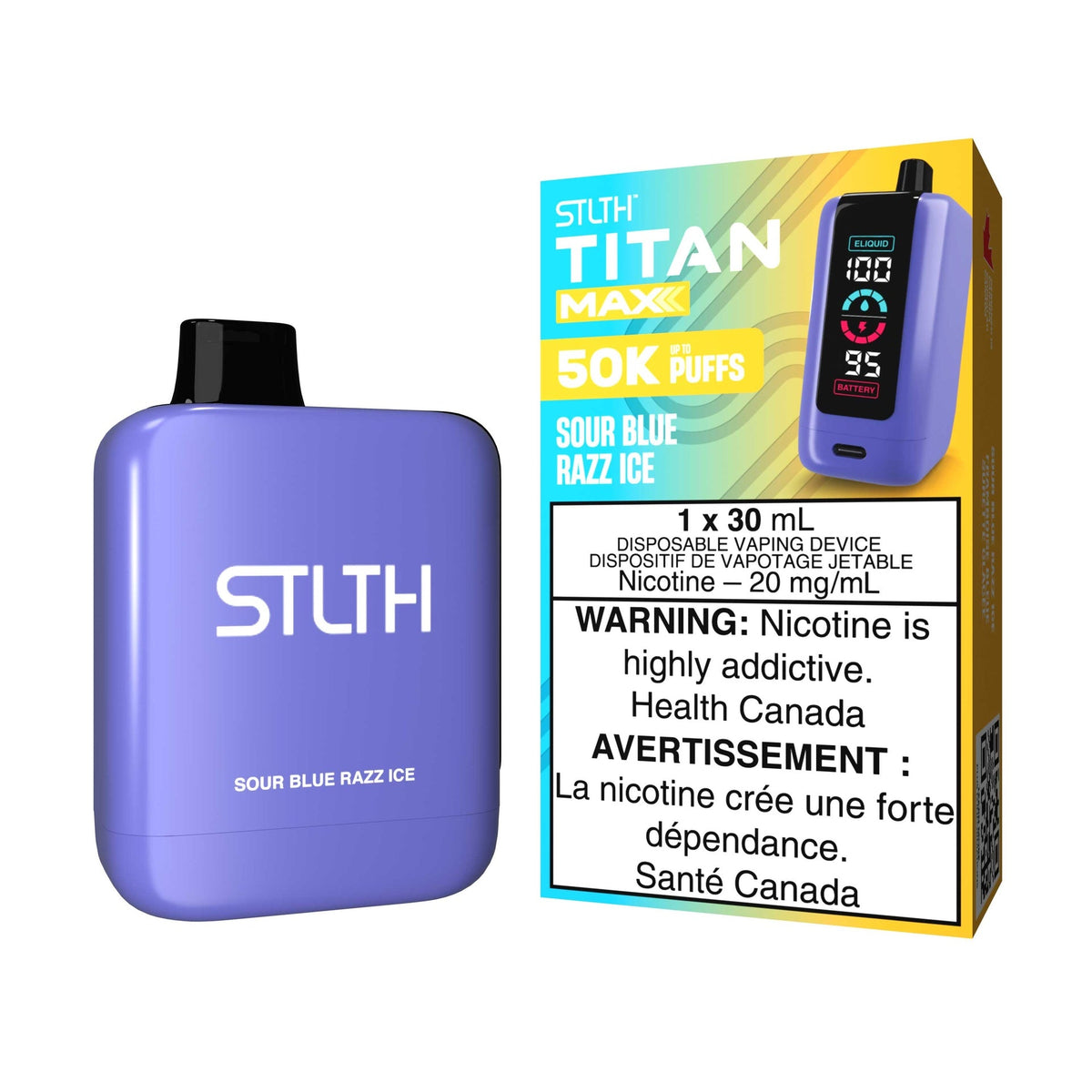 STLTH Titan Max - Sour Blue Razz Ice