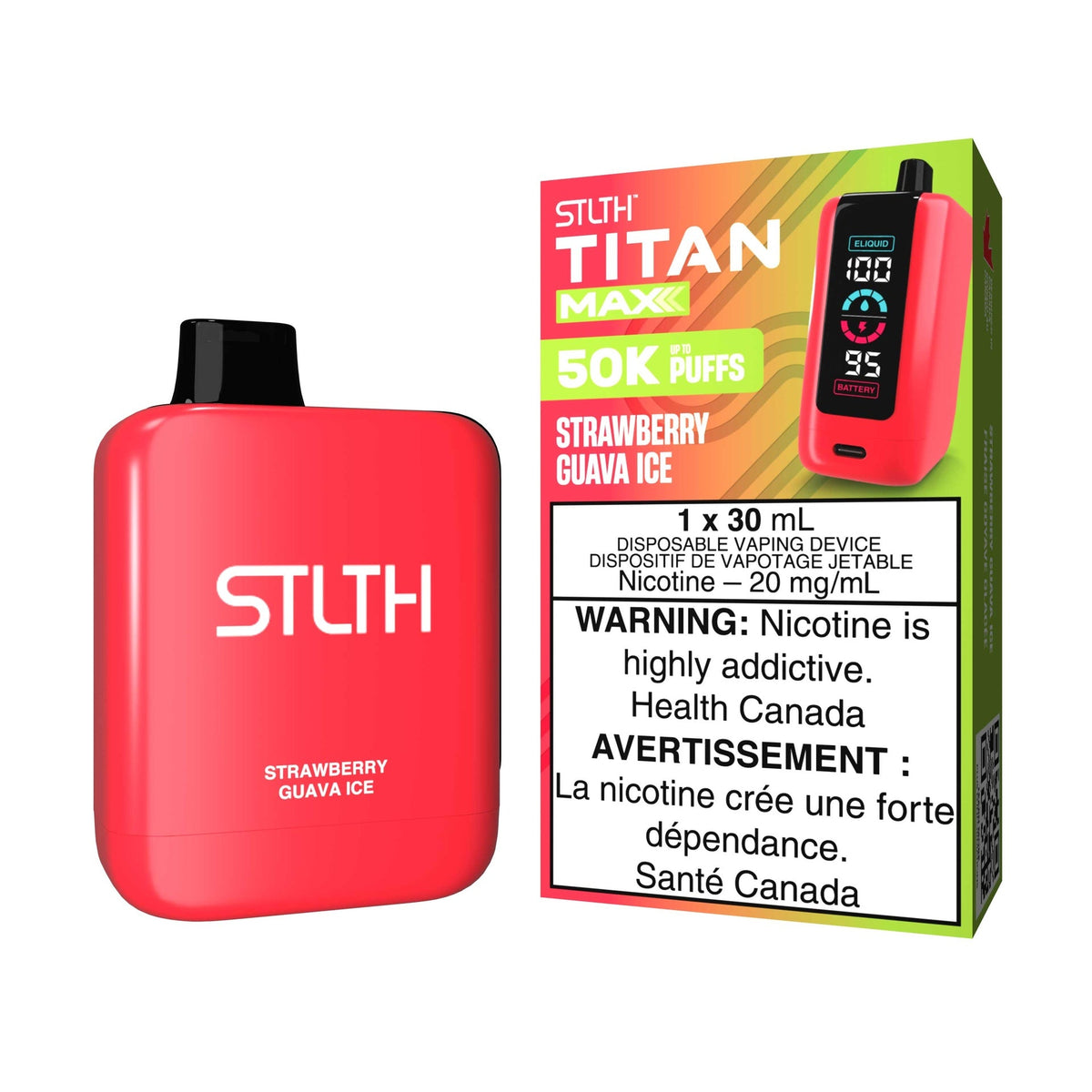 STLTH Titan Max - Strawberry Guava Ice (PROV)