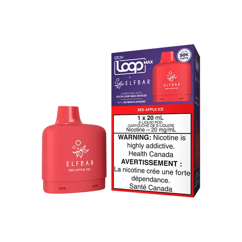 STLTH Loop MAX x ELFBAR 50k - Red Apple Ice
