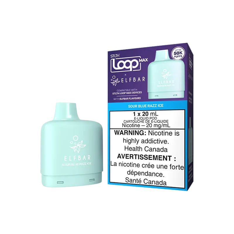 STLTH Loop MAX x ELFBAR 50k - Sour Blue Razz Ice
