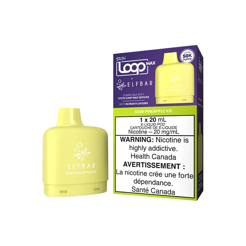 STLTH Loop MAX x ELFBAR 50k - Sour Pineapple Ice (PROV)