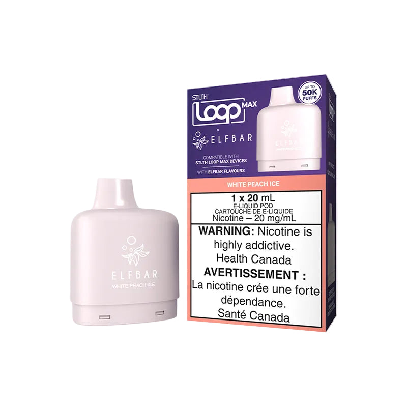 STLTH Loop MAX x ELFBAR 50k - White Peach Ice (PROV)