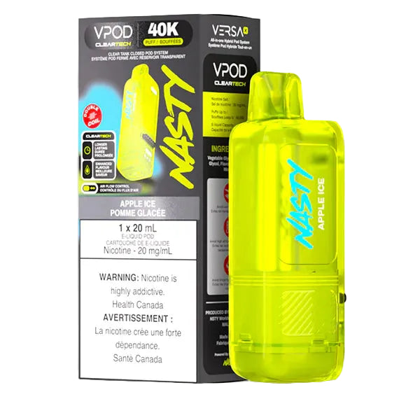 Nasty Versa X Pod 40k - Apple Ice (PROV)