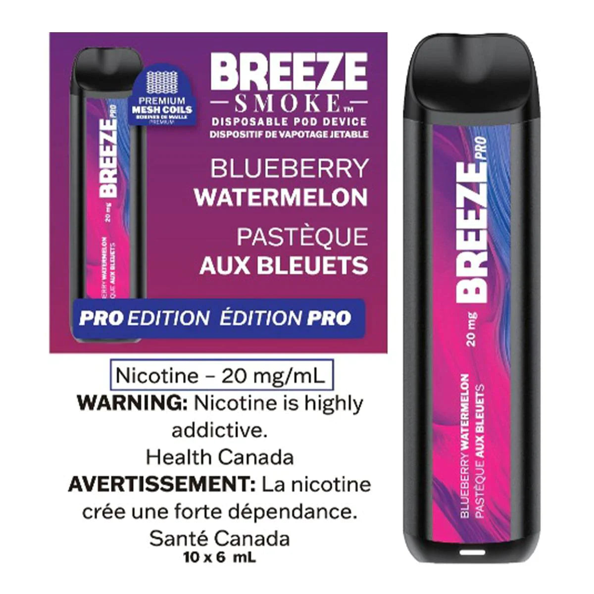 Breeze Pro - Myrtille Pastèque (PROV)
