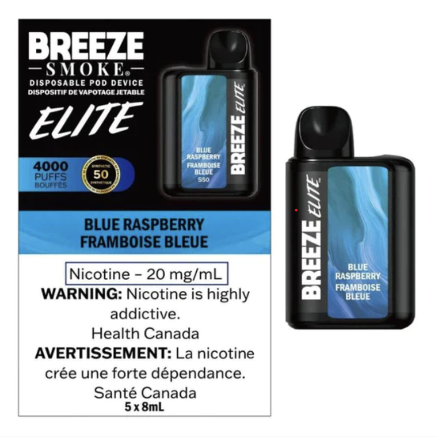 Breeze Elite Blue Raspberry Prime Vape