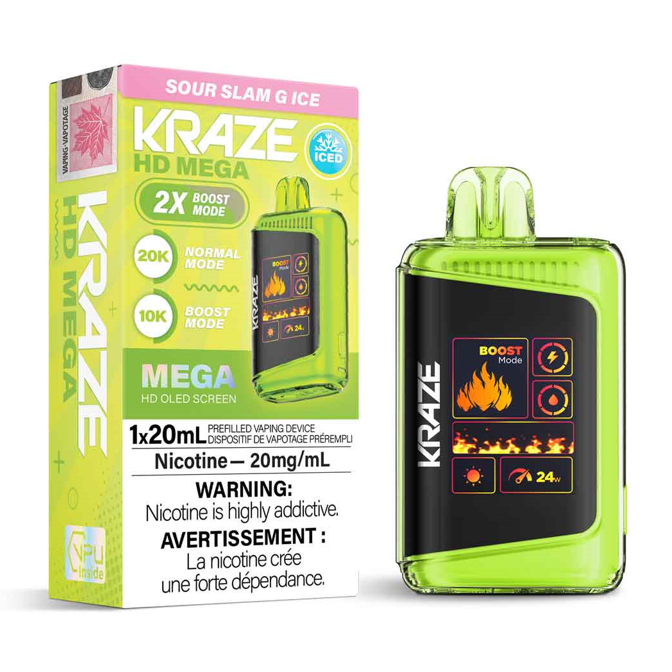 Kraze HD Mega - Sour Slam G Ice