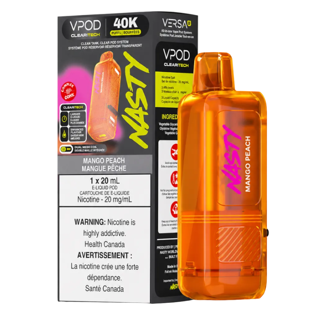 Nasty Versa X Pod 40k - Mango Peach (PROV)
