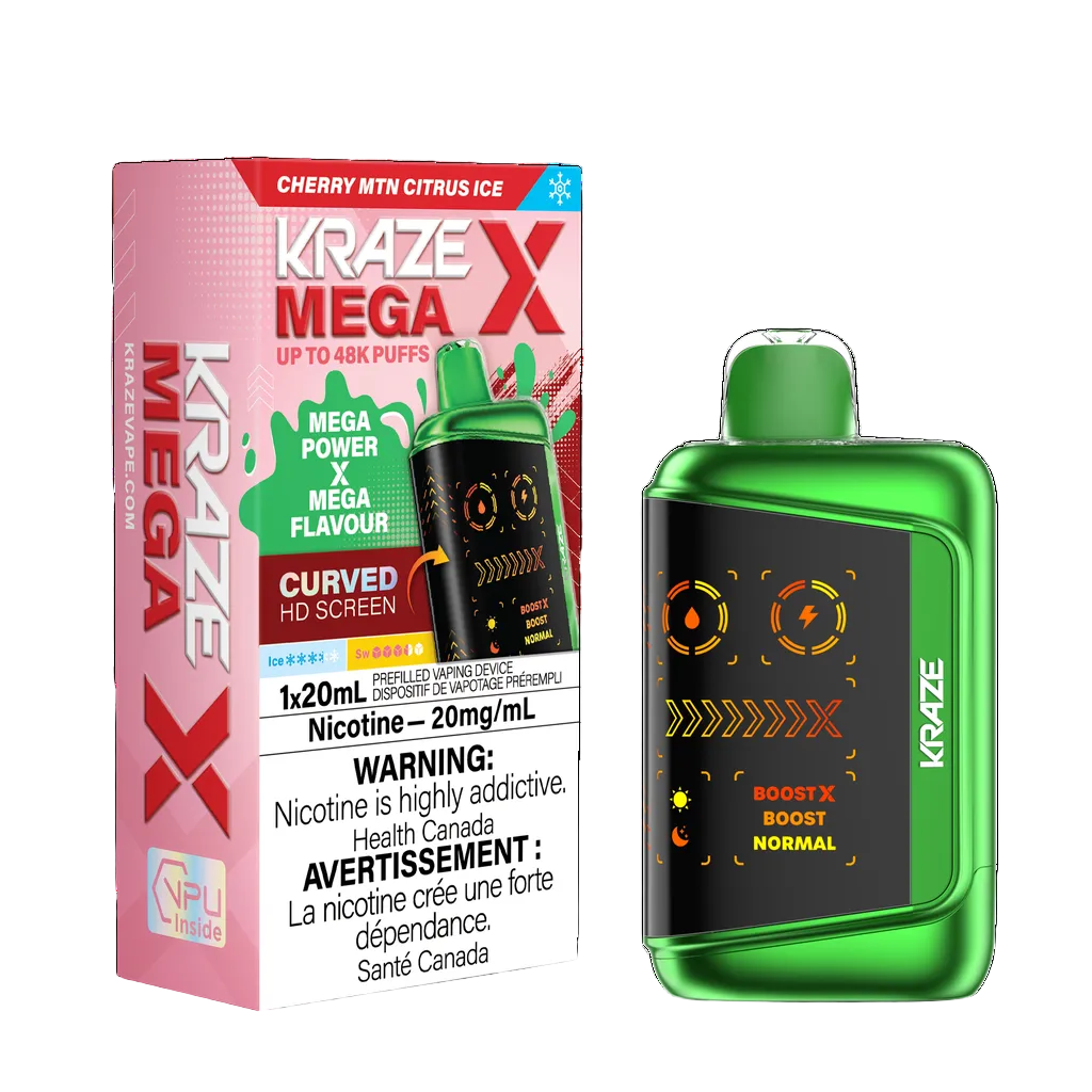 Kraze Mega X - Cherry MTN Citrus Ice