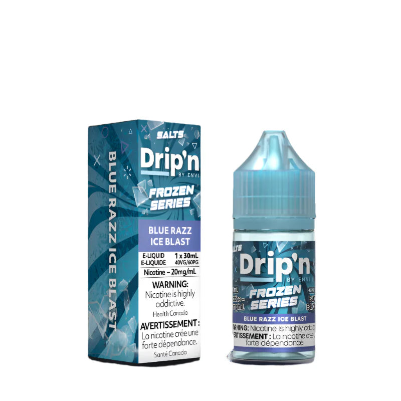 Drip'n by Envi - Frozen Series - Blue Razz Ice Blast 30 ml Salt
