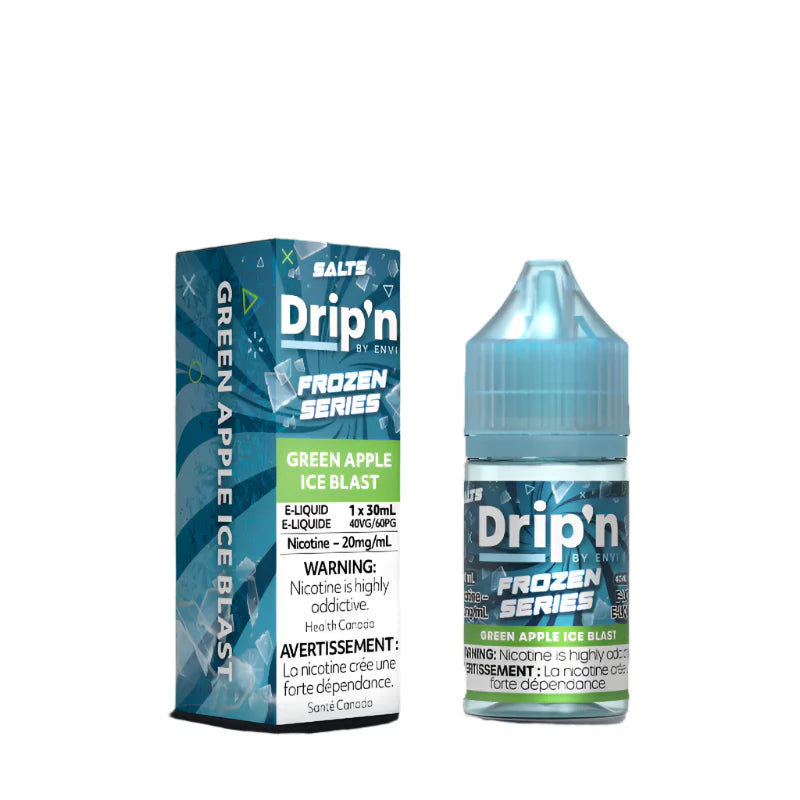 Drip'n by Envi - Frozen Series - Green Apple Ice Blast 30 ml Salt