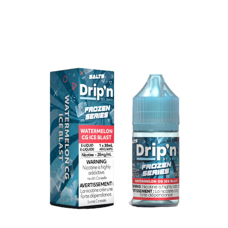 Drip'n by Envi - Frozen Series - Watermelon CG Ice Blast 30 ml Salt