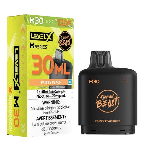 Flavour Beast Level X M Series 120k - Frizzy Peach Iced (PROV)