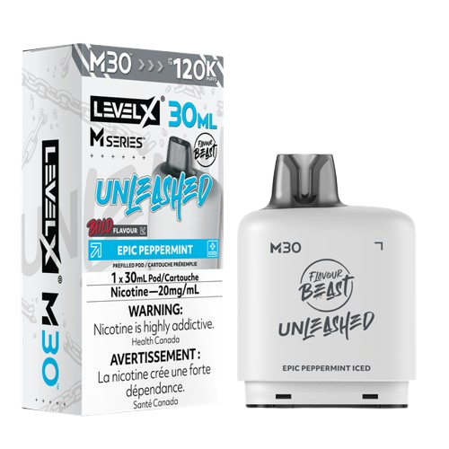 Flavour Beast Unleashed Level X M Series 120k - Epic Peppermint Iced