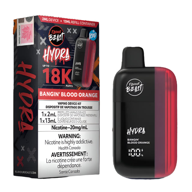 Flavour Beast Hydra 18k - Bangin' Blood Orange Iced