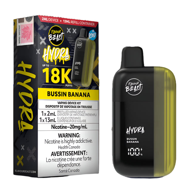 Flavour Beast Hydra 18k - Bussin' Banana Iced