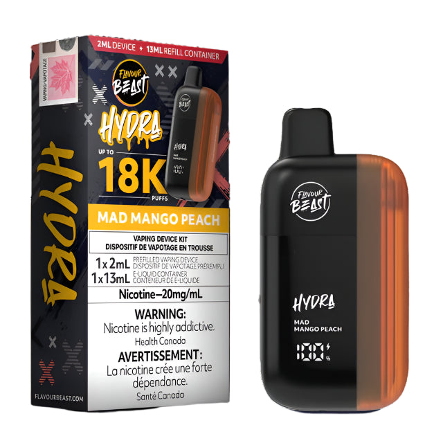 Flavour Beast Hydra 18k - Mad Mango Peach
