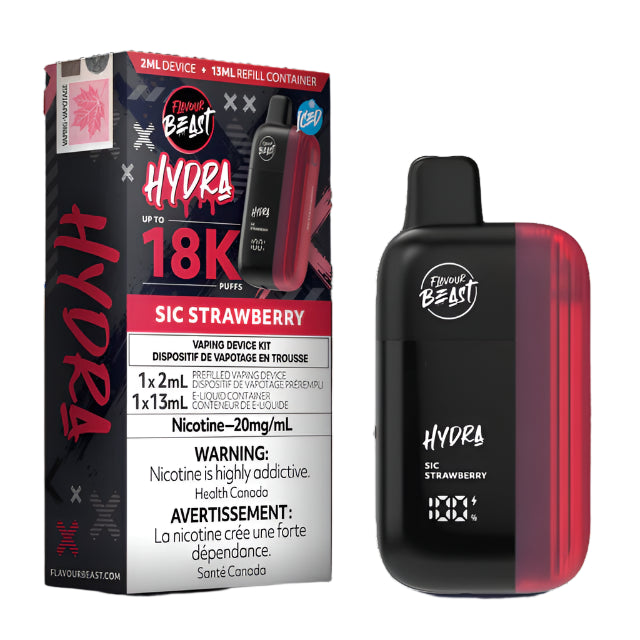 Flavour Beast Hydra 18k - Sic Strawberry Iced