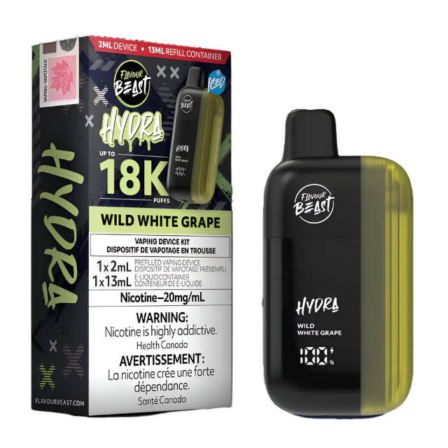 Flavour Beast Hydra 18k - Wild White Grape Iced