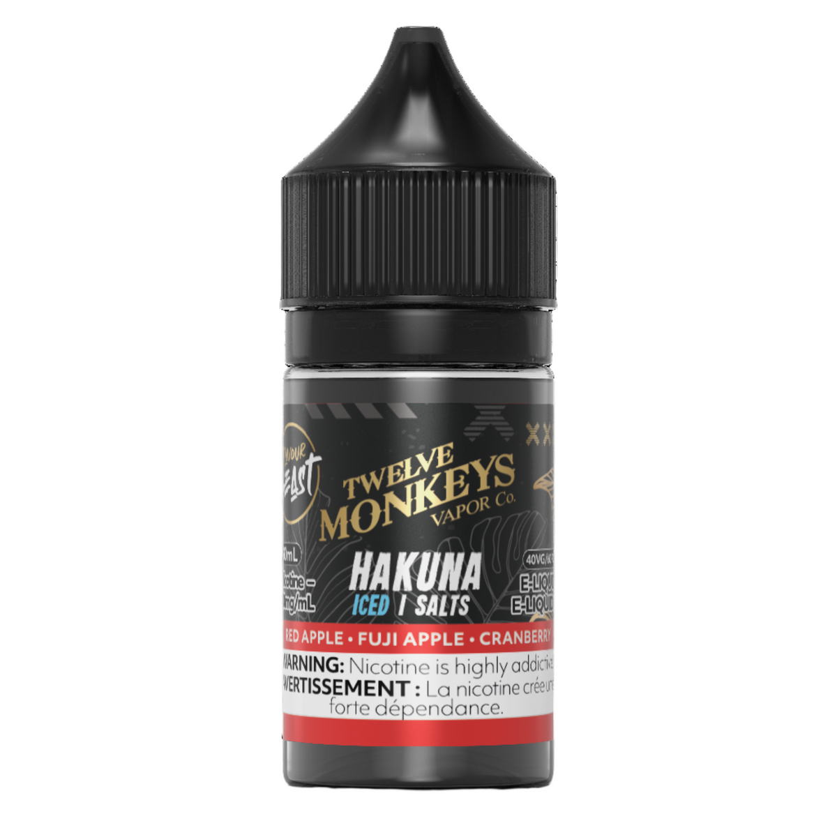Flavour Beast x Twelve Monkeys - Hakuna Iced 30 ml Salt
