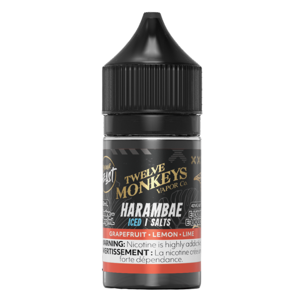 Flavour Beast x Twelve Monkeys - Harambae Iced 30 ml Salt