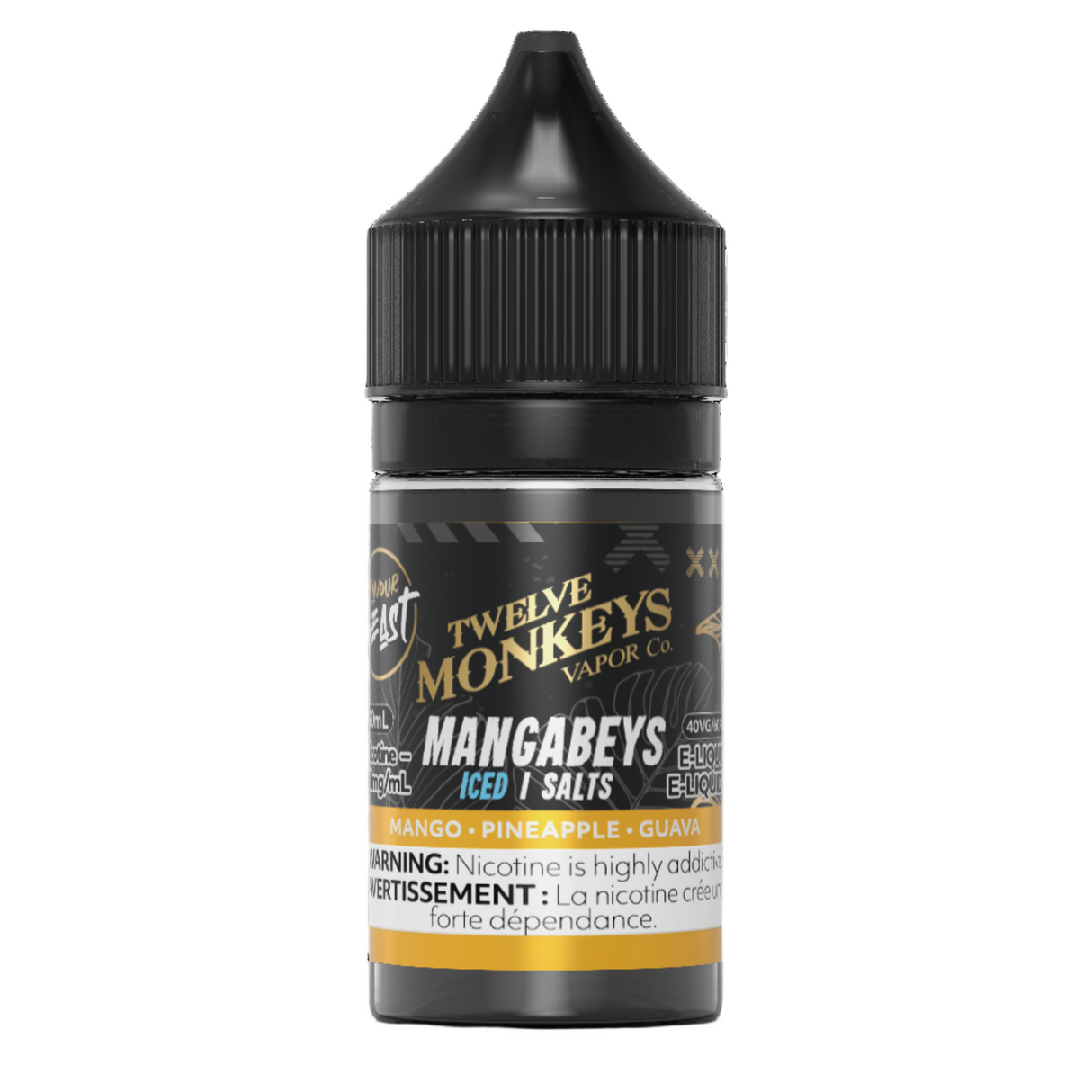 Flavour Beast x Twelve Monkeys - Mangabeys Iced 30 ml Salt