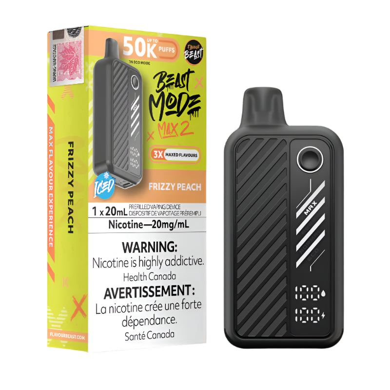 Flavour Beast Beast Mode Max 2 50k - Frizzy Peach Iced