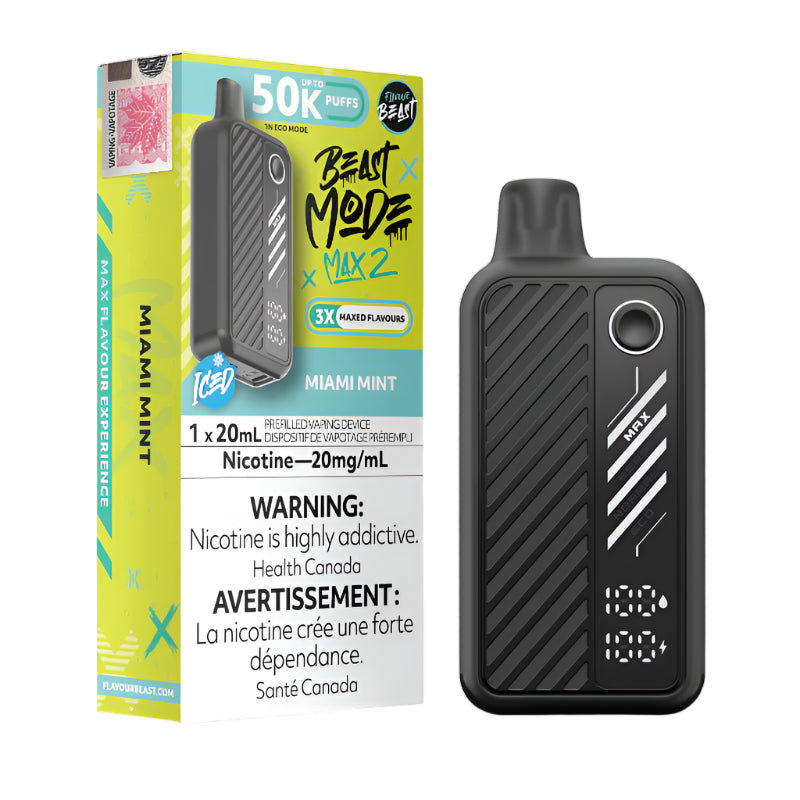 Flavour Beast Beast Mode Max 2 50k - Miami Mint Iced