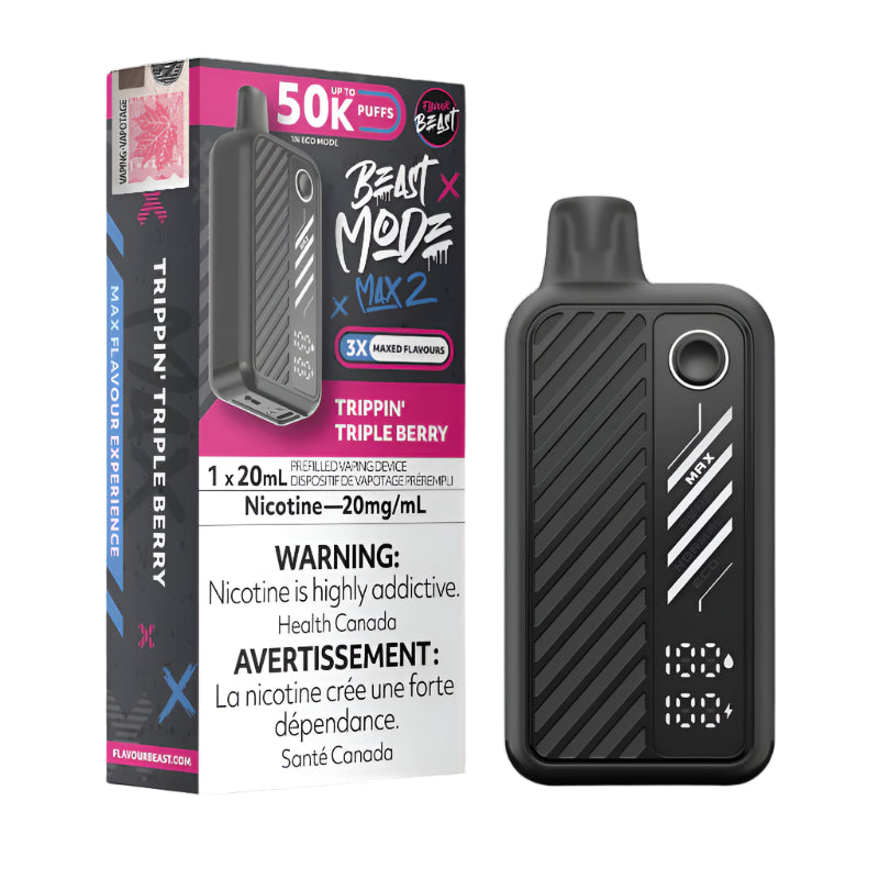 Flavour Beast Beast Mode Max 2 50k - Trippin’ Triple Berry