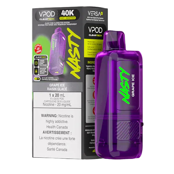 Nasty Versa X Pod 40k - Grape Ice