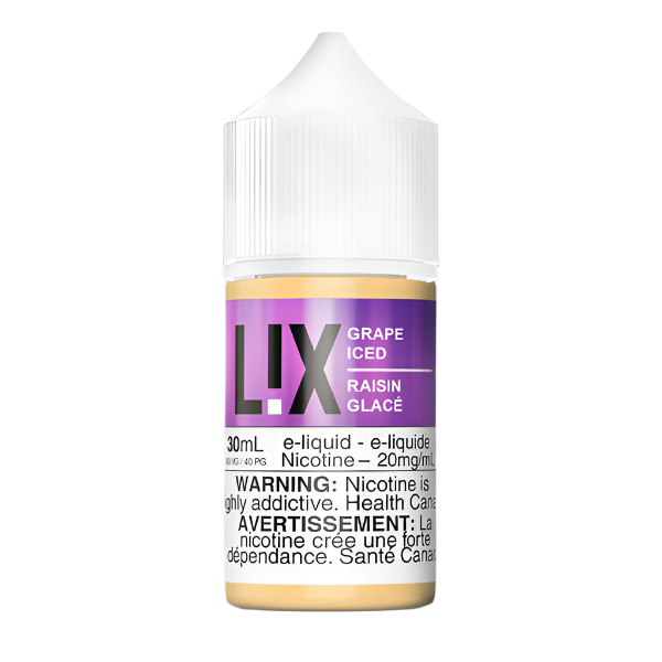 L!X - Grape Iced 30 ml Salt