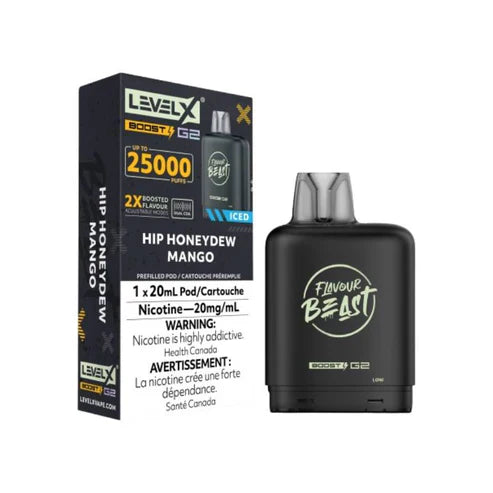 Flavour Beast Level X Boost G2 25k - Hip Honeydew Mango Iced (PROV)