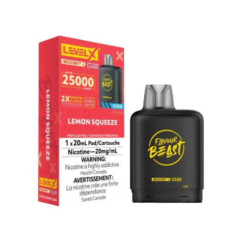 Flavour Beast Level X Boost G2 25k - Citron pressé glacé (PROV)