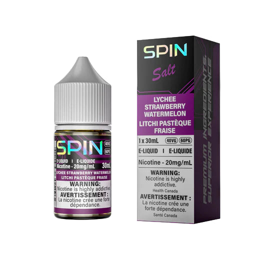 SPIN - Lychee Strawberry Watermelon 30 ml Salt
