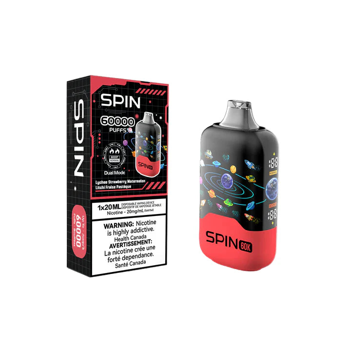 Spin 60k - Lychee Strawberry Watermelon