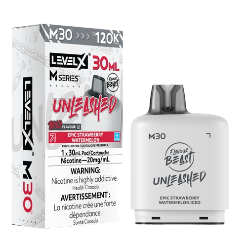 Flavour Beast Unleashed Level X M Series 120k - Epic Strawberry Watermelon Ice