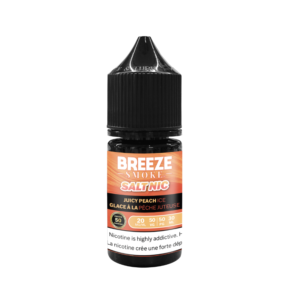 Breeze S50 - Juicy Peach Ice 30 ml Salt
