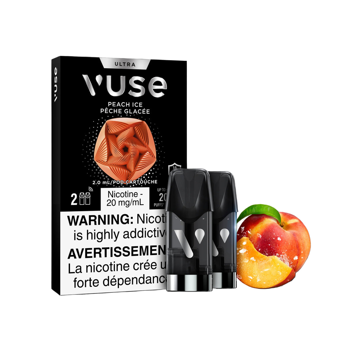 Vuse Ultra Pods - Peach Ice (PROV)