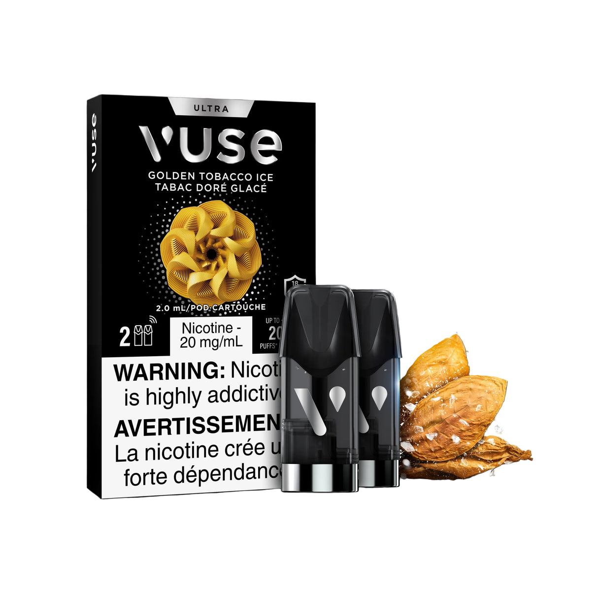 Vuse Ultra Pods - Golden Tobacco Ice (PROV)