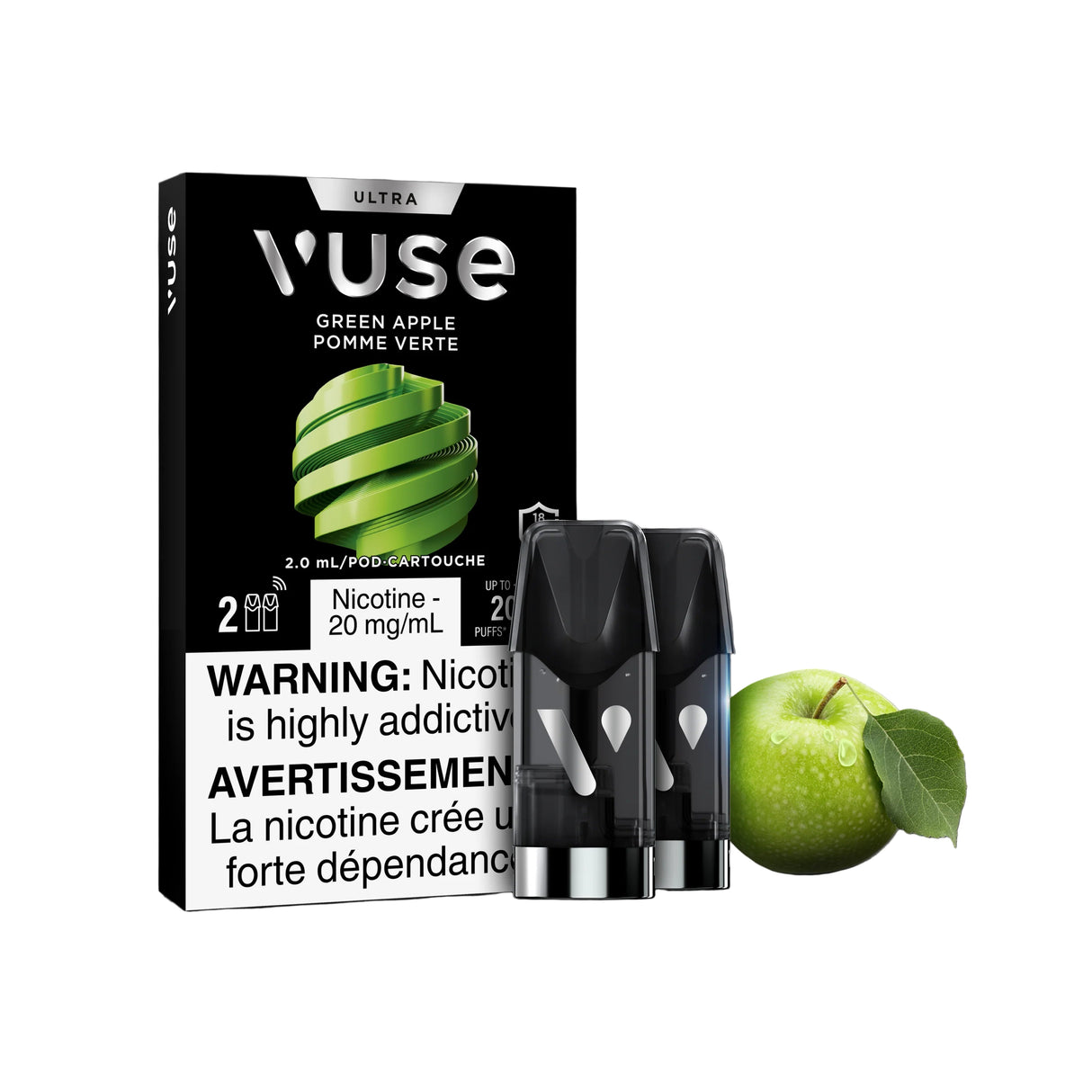 Vuse Ultra Pods - Green Apple (PROV)