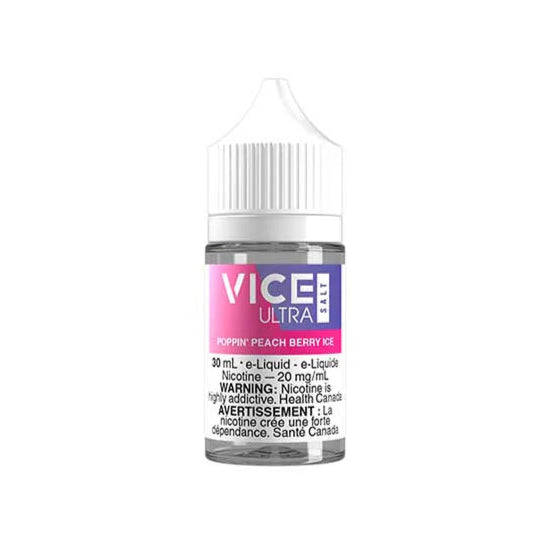 Vice Ultra 30 ml Salt - Poppin' Peach Berry