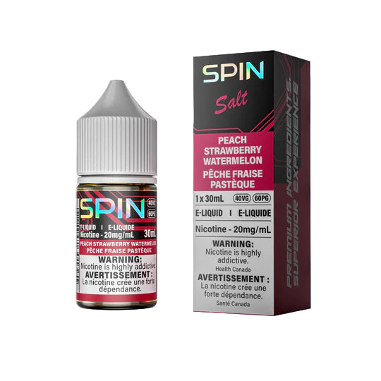 SPIN - Peach Strawberry Watermelon 30 ml Salt