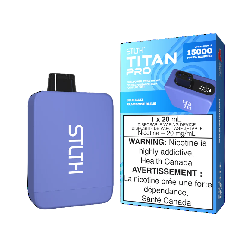 STLTH Titan Pro 15K - Blue Razz (PROV)