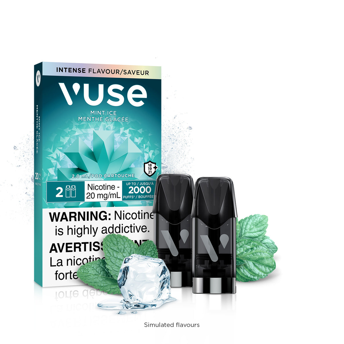 Vuse Pods - Mint Ice Prime Vape Vuse Pods - Mint Ice Prime Vape