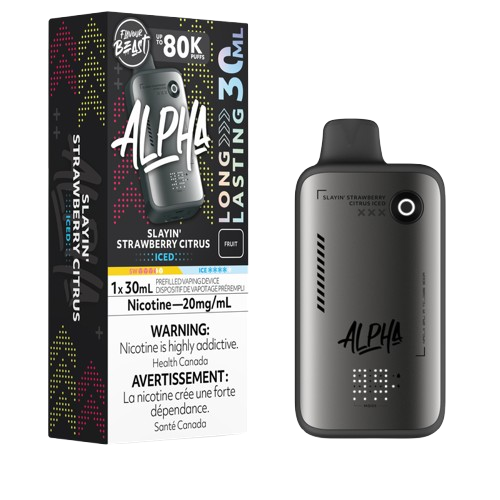 Flavour Beast ALPHA 80k - Slayin' Strawberry Citrus Iced (PROV)