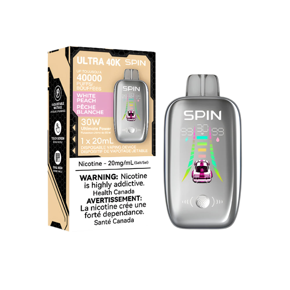 Spin Ultra 40k - White Peach