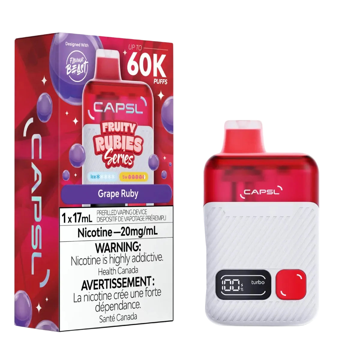 CAPSL AFX17 60k - Fruity Rubies Grape Ruby