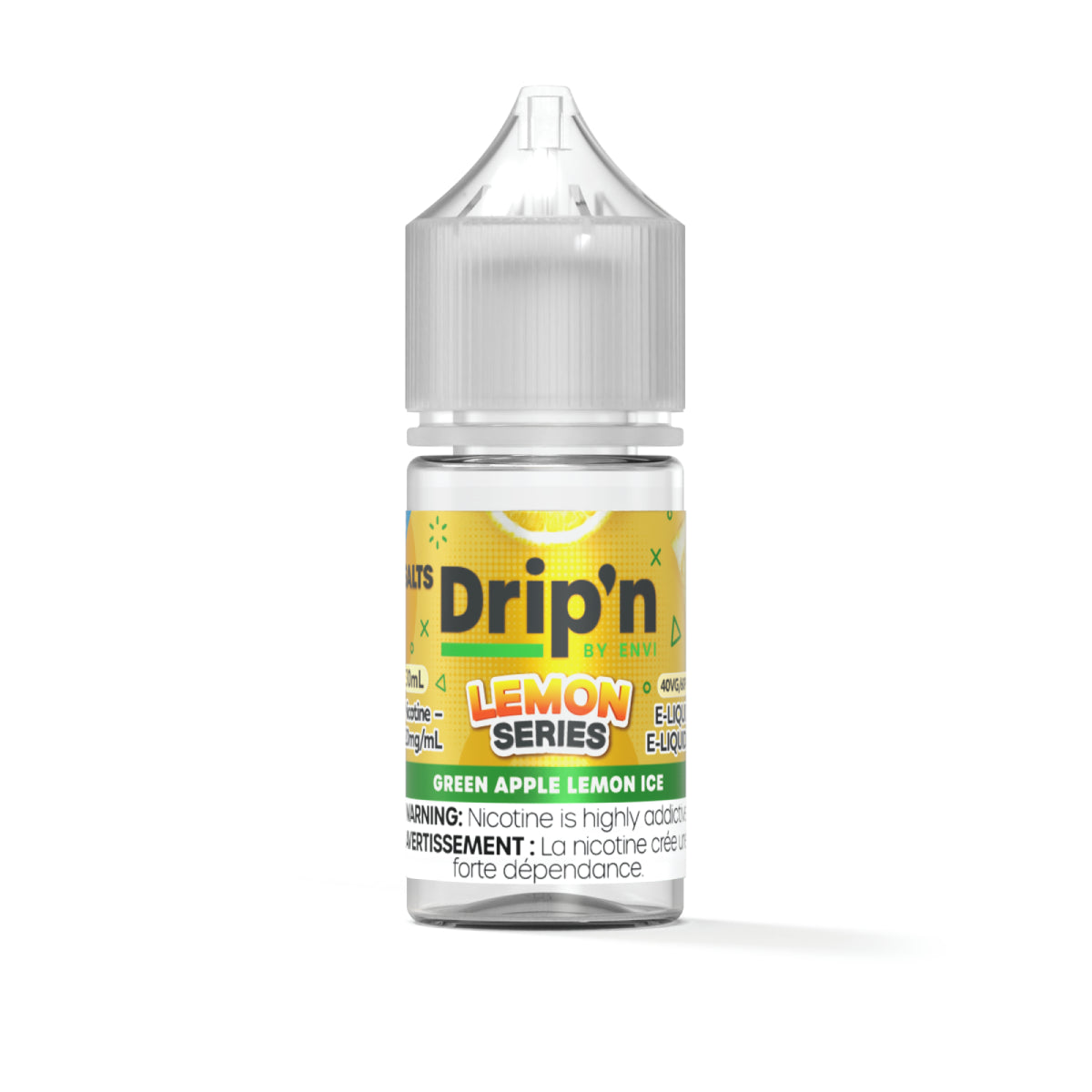 Drip'n by Envi - Lemon Series - Green Apple Lemon Ice 30 ml Salt
