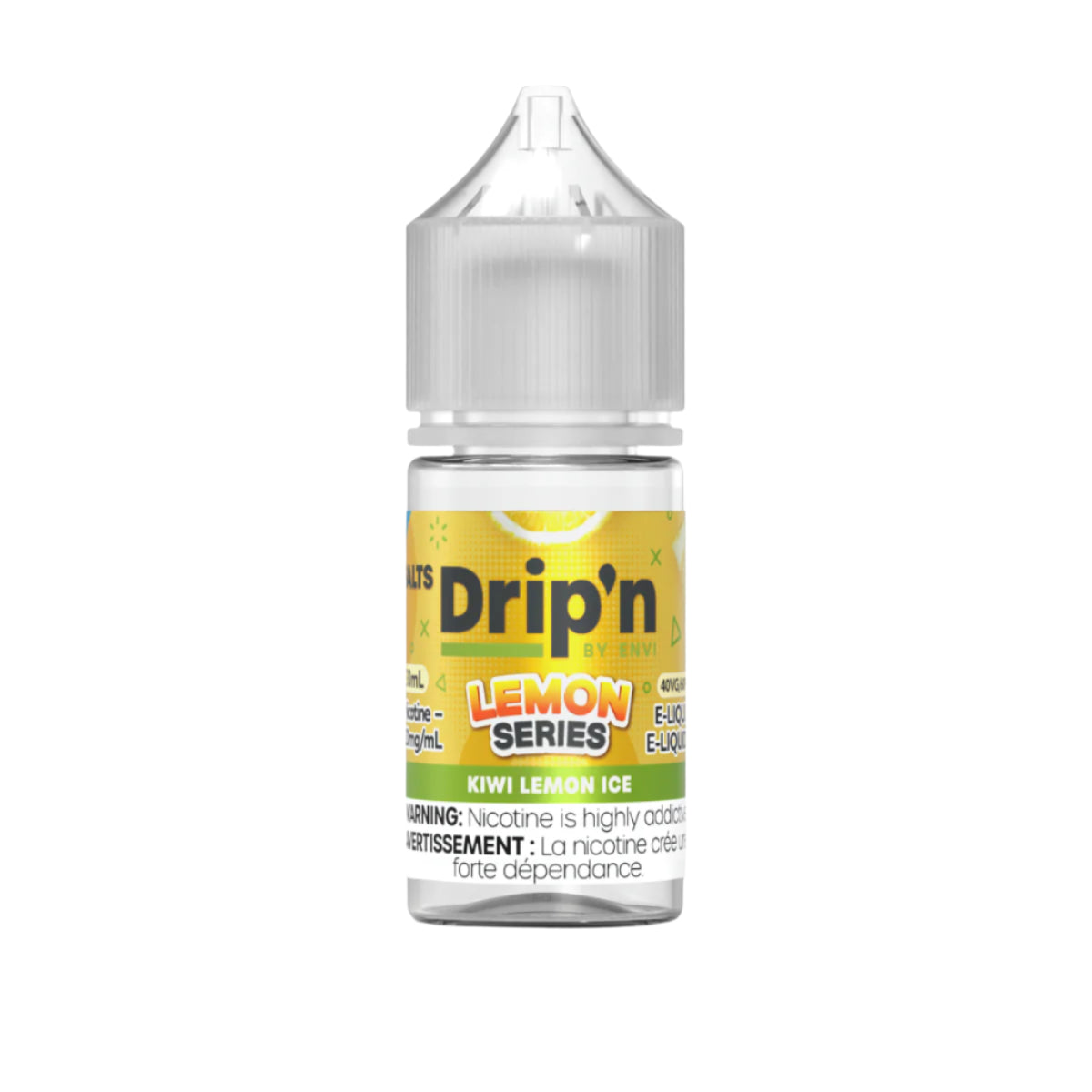 Drip'n by Envi - Lemon Series - Kiwi Lemon Ice 30 ml Salt