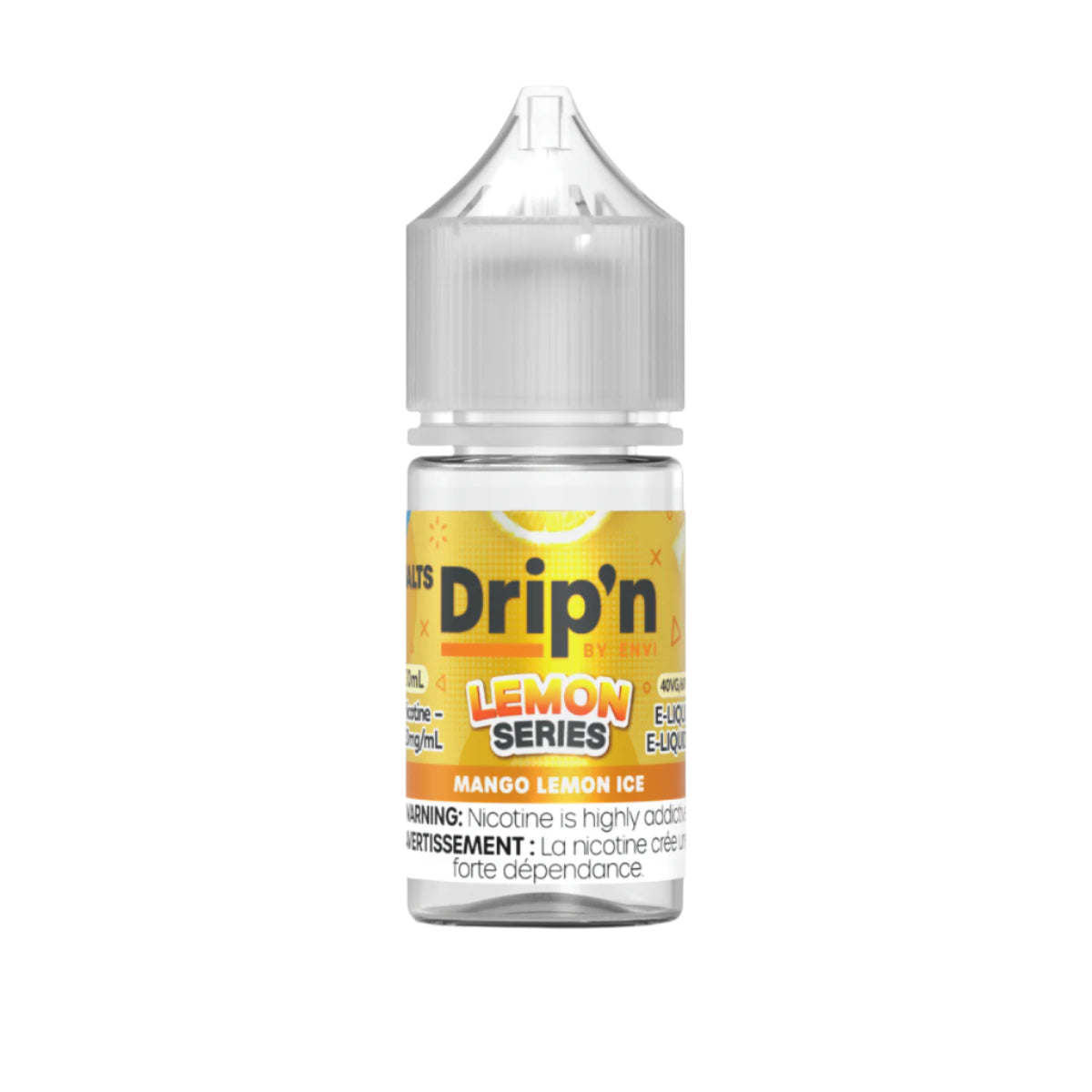 Drip'n by Envi - Lemon Series - Mango Lemon Ice 30 ml Salt